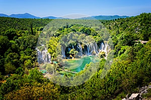 Kravice waterfall on Trebizat River in Bosnia and Herzegovina