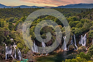 Kravice Waterfalls Bosnia and Herzegovina Europe photo