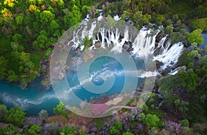 Kravice waterfalls in Bosnia Herzegovina. photo