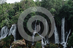 Kravice Waterfalls landscape in the mountains, Bosnia and Herzegovina