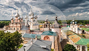 Kremlin of ancient town of Rostov the Great photo