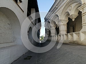 Kremlin Arhangelsk arcitecture white wall