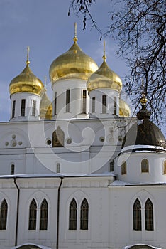 Kremlin in Dmitrov, old historical town in Moscow region, Russia.