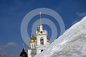 Kremlin in Dmitrov, old historical town in Moscow region, Russia