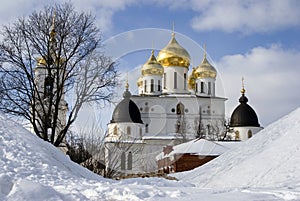 Kremlin in Dmitrov, old historical town in Moscow region, Russia