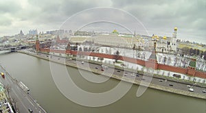 Kremlin embankment against Ivan Great bell tower photo