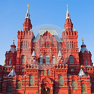 Kremlin and Historical Museum, Red Square, Moscow