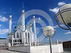 Kremlin in Kazan, Tatarstan, Russia. Popular landmark.
