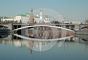 Kremlin & Moskva River, Moscow, Russia