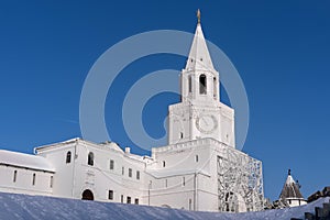 The Kremlin is a popular tourist attraction in Kazan, Tatarstan Republic