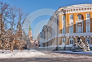 Kremlin Senate and Nikolskaya Tower,Moscow