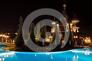 Kremlin style hotel, Antalya, Turkey