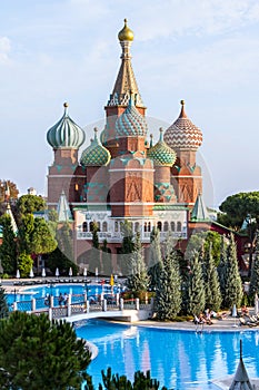 Kremlin style hotel, Antalya, Turkey