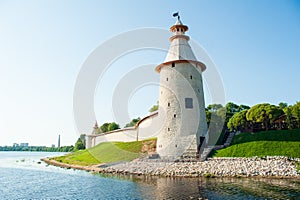 Kremlin Tower of Pskov city