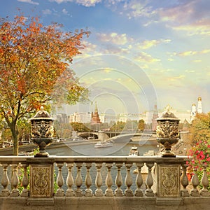 Kremlin view. Moscow