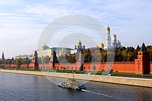 Kremlin wall and Moskva river