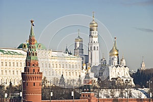 Kremlin in winter, Moscow, Russia