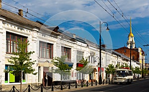 Krestovaya street in Rybinsk