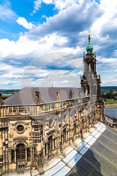 The Kreuzkirche church in Dresden