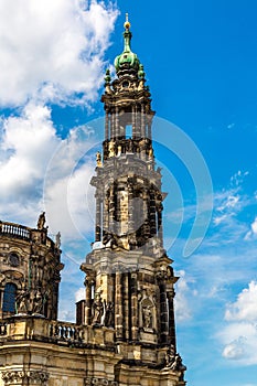 The Kreuzkirche church in Dresden