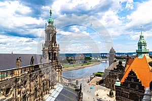 The Kreuzkirche church in Dresden