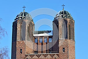 Kreuzkirche - Orthodox Church in Kaliningrad (beforel 1946 Koenigsberg). Russia
