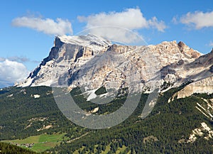 Kreuzkofel Gruppe, Alps Dolomites mountains, Italy photo