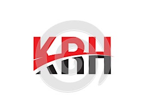 KRH Letter Initial Logo Design Vector Illustration