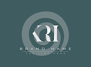 KRI abstract letter logo design