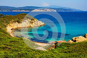 Krifi Ammos beach, Skiathos, Greece