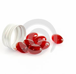 Krill oil capsules