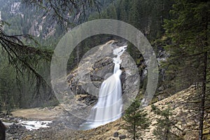 Krimmler waterfall in Austria