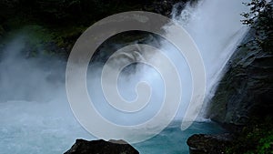 Krimmler waterfalls in salzburg, austria