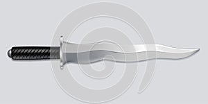 Kris dagger knife - vector art photo