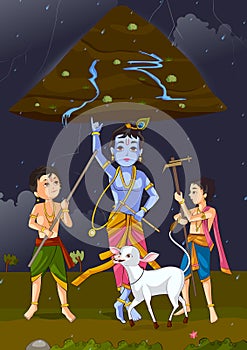 Krishna Janmashtami background