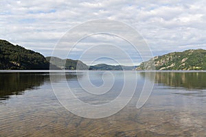 The Kristiansand coastline