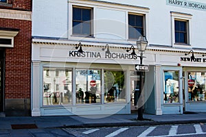 Kristina Richards Clothing Boutique, located on Touro Street in Newport, RI.