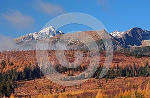 Krivan, High Tatras in autumn, Slovakia