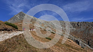 Krivan mountain in Vysoke Tatry national park, Slovakia