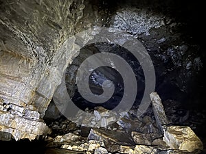 KriÅ¾na cave or Krizna cave, Slovenia / die HÃ¶hle Krizna jama - Grahovo, Slowenien / or KriÅ¾na jama, Slovenija