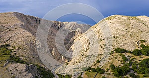 Krk island, mountain in Crotia