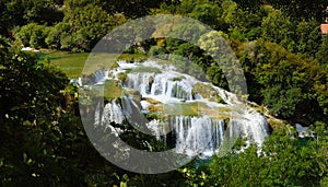 Krka waterfall Skradinski Buk