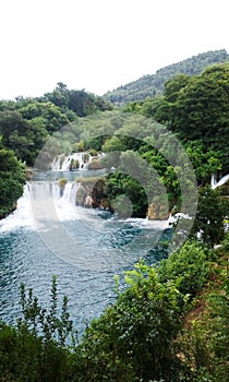 Krka Waterfalls in Croatia