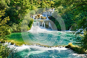 Krka Waterfalls (Krka National Park, Croatia) photo