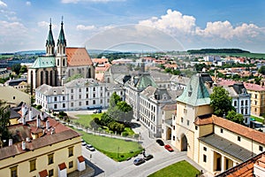 Kromeriz castle (UNESCO) in Kromeriz, Moravia, Czech republic.