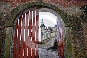 Kronborg Castle in Elsinore, Denmark