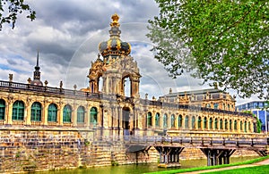 Kronentor or Crown Gate of Zwinger Palace in Dresden