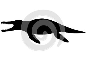 Kronosaurus silhouette