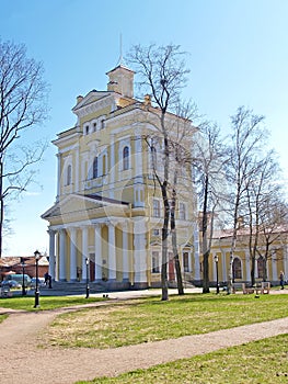 KRONSTADT, RUSSIA. Museum of history of the city former water hoist engine