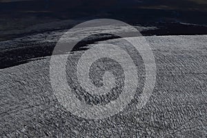 Krossarjokull Glacier, Myrdalsjokull Ice cap, Iceland